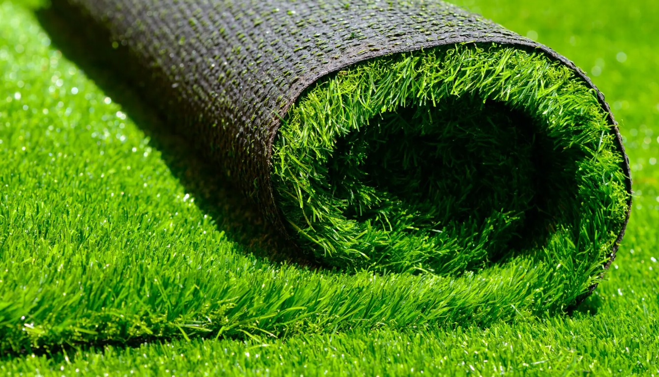 Premium artificial grass background